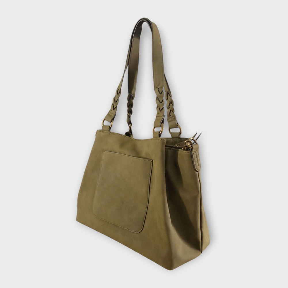 Universal Thread Recycled Plastic Olive Green Sho… - image 2